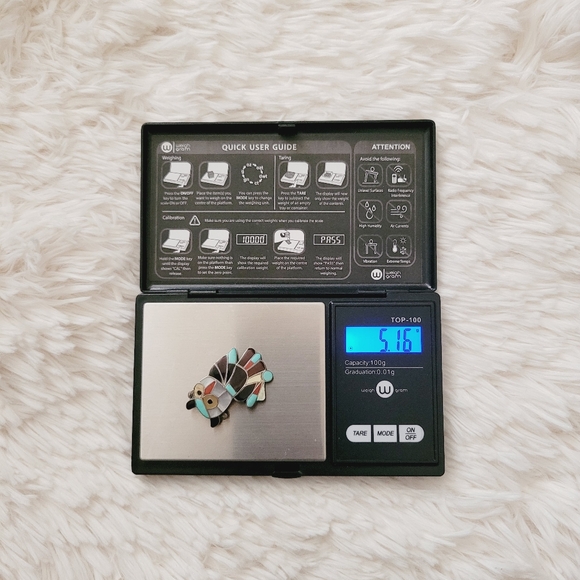 Vintage Zuni Owl Brooch Pin Combo - Picture 12 of 12